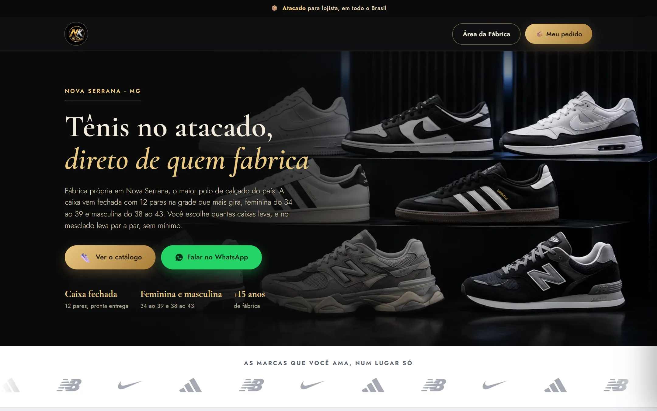 Site da NK Luz