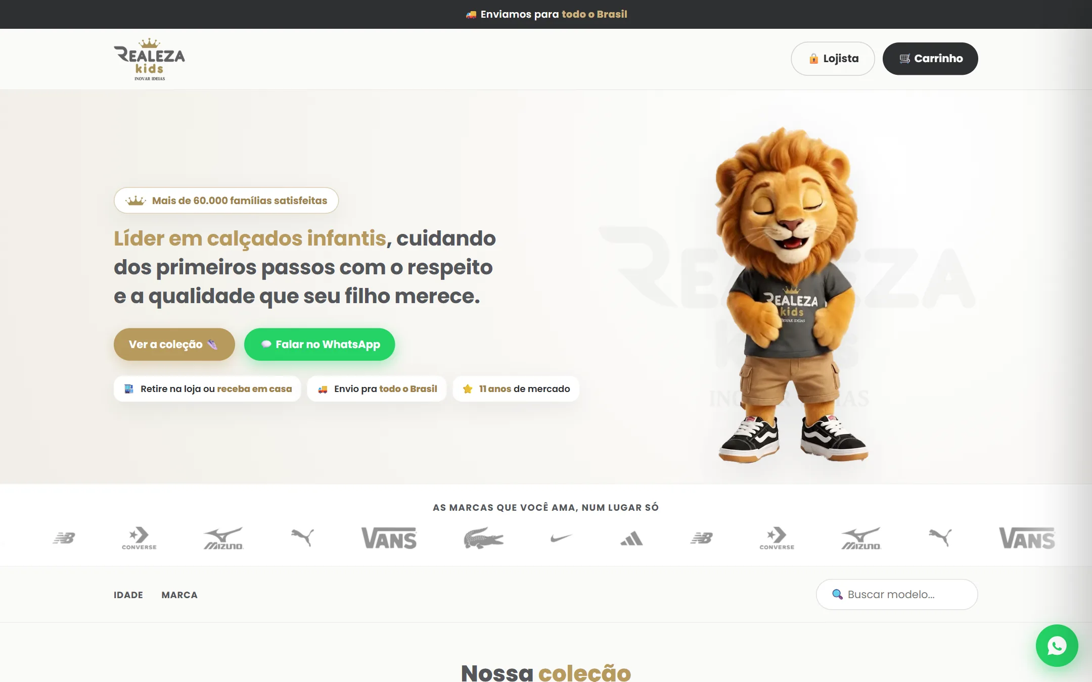 Site Realeza Kids